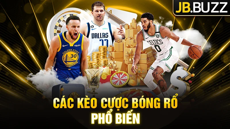 Tổng hợp các kèo cược bóng rổ phổ biến tại JB Casino