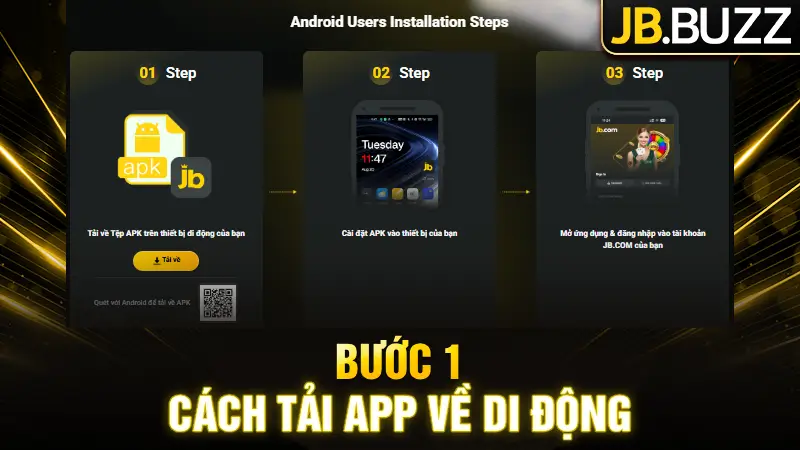 Tải app về di động của mình