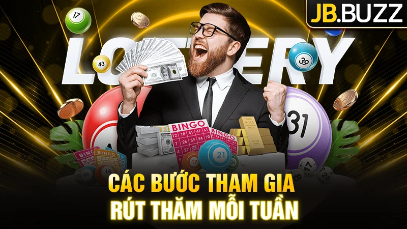 Các bước tham gia “Rút thăm mỗi tuần - Xổ số siêu may mắn 20.000$”